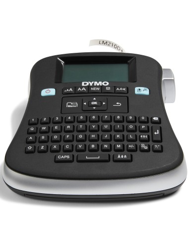 DYMO LabelManager 210D+ kit etichettatrice portatile | tastiera QWERTY | con custodia ed etichette D1 12 mm stampa nero su
