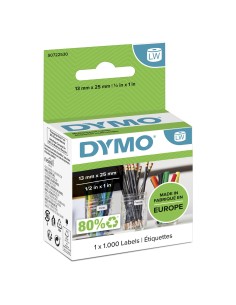 DYMO LW etichette multiuso originali | 13 mm x 25 mm | rotolo da 1000 etichette facilmente staccabili | autoadesive | per