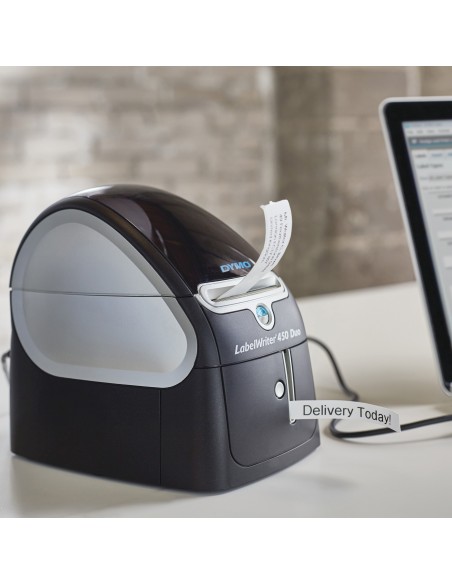 DYMO LabelWriter 450 Duo Stampante di etichette | Stampante termica diretta per etichette | Stampa veloce di etichette, codici