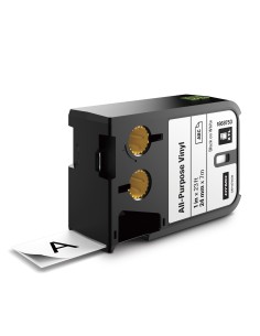 DYMO XTL nastro in vinile multiuso | 24 mm | nero su bianco