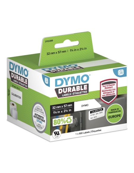 DYMO Durable Bianco Etichetta per stampante autoadesiva