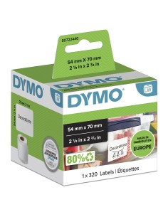 DYMO LW etichette multiuso originali | 54 mm x 70 mm | 12 rotoli da 220 etichette facilmente staccabili | autoadesive | per