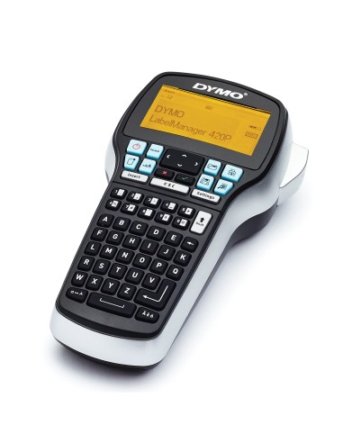 DYMO LabelManager 420P kit etichettatrice portatile ricaricabile a elevate prestazioni | tastiera ABC | con custodia e 4 nastri