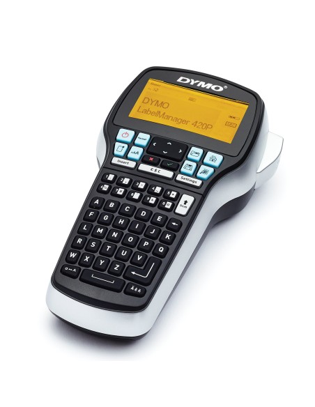 DYMO LabelManager 420P kit etichettatrice portatile ricaricabile a elevate prestazioni | tastiera ABC | con custodia e 4 nastri