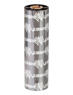 Zebra 2300 Wax nastro termico 450 m Nero
