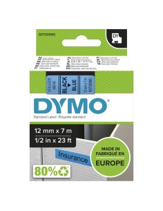 DYMO D1 etichette originali | 12 mm x 7 mm | stampa nera su blu | etichette autoadesive per etichettatrice LabelManager | 1