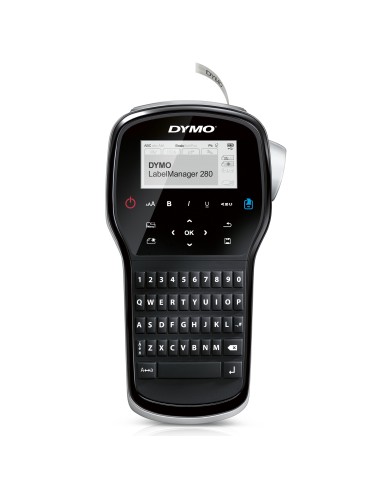 DYMO LabelManager 280 Stampante di etichette | Stampante portatile ricaricabile con tastiera QWERTY | Include nastro per