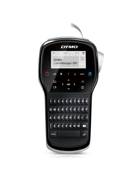 DYMO LabelManager 280 Stampante di etichette | Stampante portatile ricaricabile con tastiera QWERTY | Include nastro per