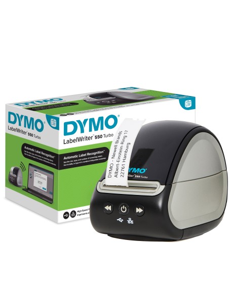 DYMO LabelWriter 550 Turbo stampante di etichette | Etichettatrice con stampa termica diretta ad alta velocità | Riconoscimento