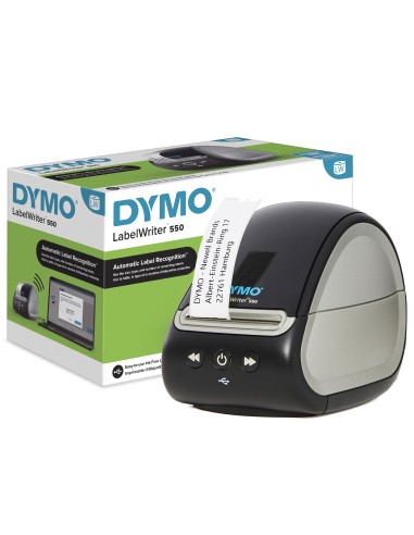 DYMO LabelWriter 550 stampante di etichette | Etichettatrice con stampa termica diretta | Riconoscimento automatico delle