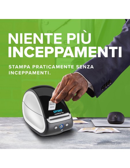 DYMO LabelWriter 550 stampante di etichette | Etichettatrice con stampa termica diretta | Riconoscimento automatico delle