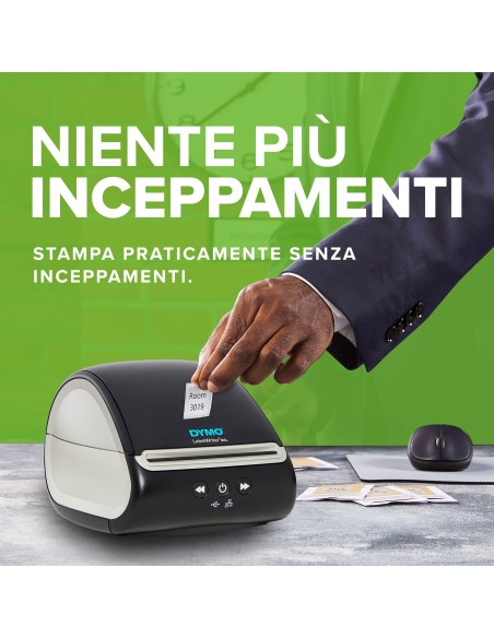 DYMO LabelWriter 5XL stampante di etichette | Riconoscimento automatico delle etichette | Stampa etichette di spedizione extra