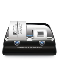 DYMO LabelWriter 450 Twin Turbo Stampante di etichette termica diretta | Stampa veloce di 71 etichette al minuto di etichette, 2