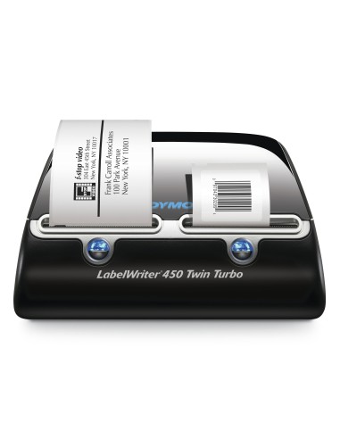 DYMO LabelWriter 450 Twin Turbo Stampante di etichette termica diretta | Stampa veloce di 71 etichette al minuto di etichette,