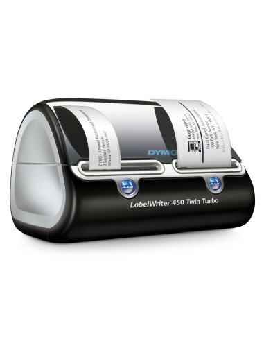 DYMO LabelWriter 450 Twin Turbo Stampante di etichette termica diretta | Stampa veloce di 71 etichette al minuto di etichette,