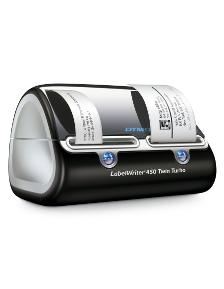 DYMO LabelWriter 450 Twin Turbo Stampante di etichette termica diretta | Stampa veloce di 71 etichette al minuto di etichette,