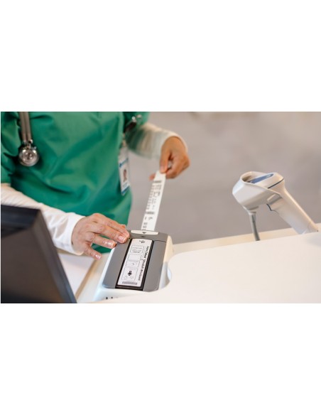Zebra 10035358-M2K etichetta per stampante Bianco