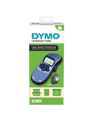 DYMO LetraTag LT-100T Etichettatrice | Macchina etichettatrice palmare | Tastiera ABC   Display LCD a 13 caratteri | Ideale per