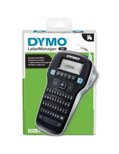 DYMO LabelManager 160 Etichettatrice portatile | Stampante per etichette a trasferimento termico | facile da usare con tastiera