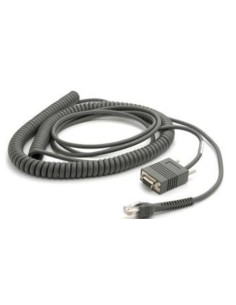 Zebra CBA-R06-C20PBR cavo seriale Nero 6 m RJ-45 DB9