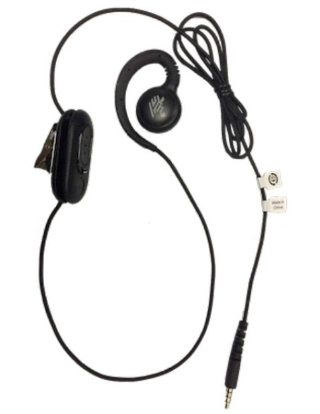 Zebra HDST-35MM-PTT1-02 cuffia e auricolare Cablato In-ear Ufficio Nero