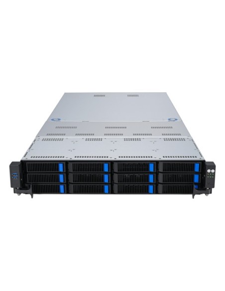 ASUS RS720-E11-RS12U Intel C741 Armadio (2U) Nero, Argento