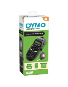 DYMO LetraTag LT-100T Etichettatrice | Macchina etichettatrice palmare | Tastiera ABC   Display LCD a 13 caratteri | Ideale per 2