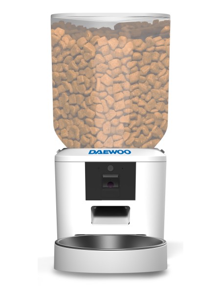 Daewoo D-QQ029-7L distributore di cibo e acqua per cani e gatti Acrilonitrile butadiene stirene (ABS), Acciaio inox Bianco