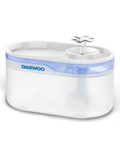 Daewoo D-WF116 distributore di cibo e acqua per cani e gatti Acrilonitrile butadiene stirene (ABS), Silicone Blu, Bianco 2
