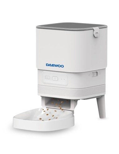 Daewoo D-PF13 distributore di cibo e acqua per cani e gatti Acrilonitrile butadiene stirene (ABS) Grigio, Bianco Universale