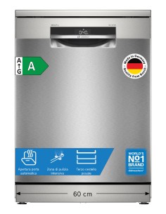 Bosch Serie 6 SMS6ECI15E Lavastoviglie da libera installazione 14 coperti Acciaio spazzolato anti-impronta Classe A