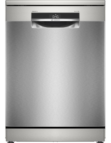 Bosch Serie 6 SMS6ECI15E Lavastoviglie da libera installazione 14 coperti Acciaio spazzolato anti-impronta Classe A