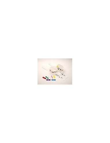 Zebra Clips for use with QuickClip Wristbands Rosso