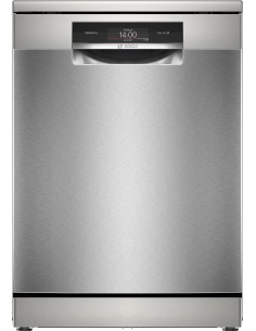 Bosch Serie 8 SMS8TCI04E Lavastoviglie da libera installazione 60 cm Acciaio spazzolato anti-impronta Classe A