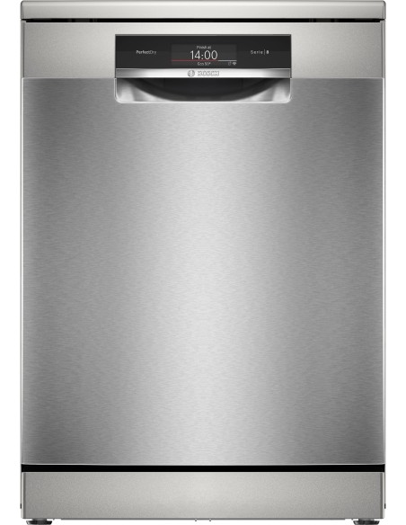 Bosch Serie 8 SMS8TCI04E Lavastoviglie da libera installazione 60 cm Acciaio spazzolato anti-impronta Classe A