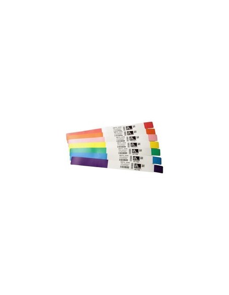 Zebra Z-Band UltraSoft Bianco, Giallo Braccialetti da ospedale