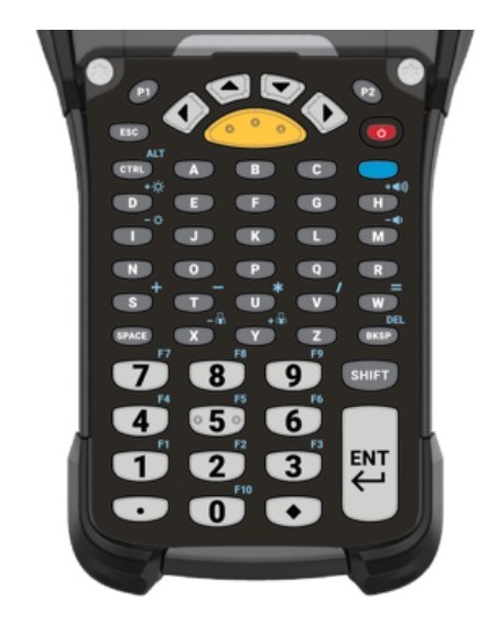 Zebra KYPD-MC9353ANR-01 tastiera per dispositivo mobile Alfanumerico Inglese Nero, Grigio