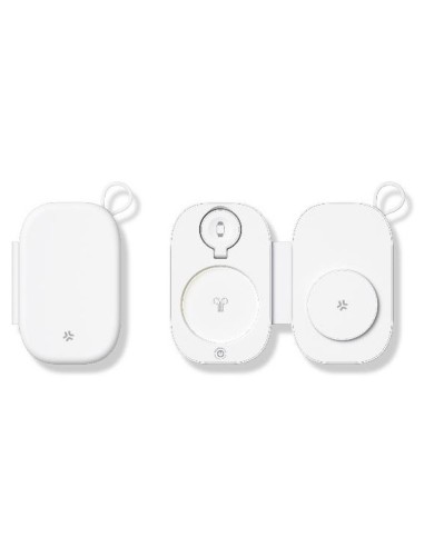 Celly MAGPOCKET3IN1WH Caricabatterie per dispositivi mobili Cuffie, Smartphone, Orologio intelligente Bianco USB Carica