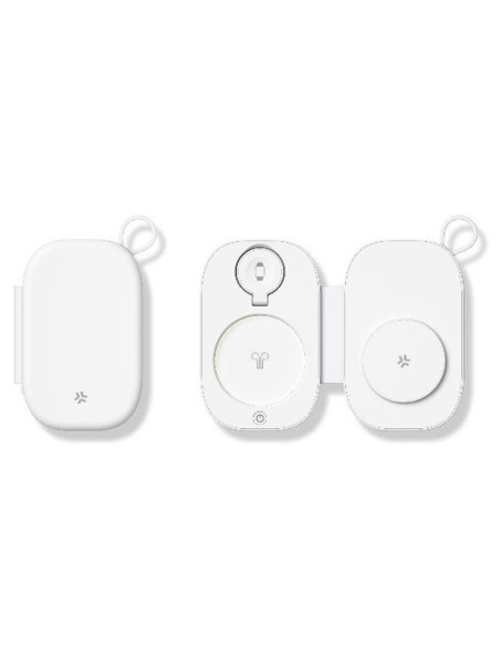 Celly MAGPOCKET3IN1WH Caricabatterie per dispositivi mobili Cuffie, Smartphone, Orologio intelligente Bianco USB Carica