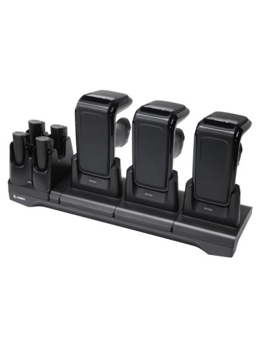 Zebra CRD3S4T-RFD49-UNIV-COM-1R Caricabatterie per dispositivi mobili Lettore RFID Nero AC Interno