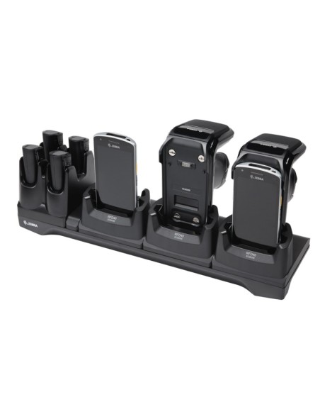Zebra CRD3S4T-RFD40-EC5X-COM-1R Caricabatterie per dispositivi mobili Computer portatile, Lettore RFID Nero AC Interno