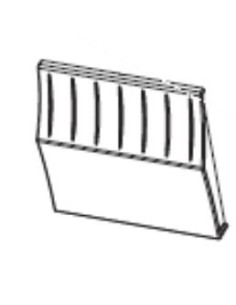 Zebra P1058930-007 Parte di ricambio e accessorio per stampante scanner Pannello anteriore 1 pz