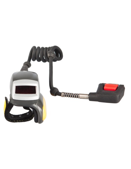 Zebra RS4000 Lettore di codici a barre indossabile 1D Laser Grigio, Argento