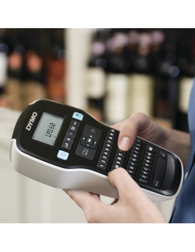 DYMO LabelManager 160 kit di etichettatrice portatile | Stampante per etichette palmare | con 3 bobine di nastro per etichette