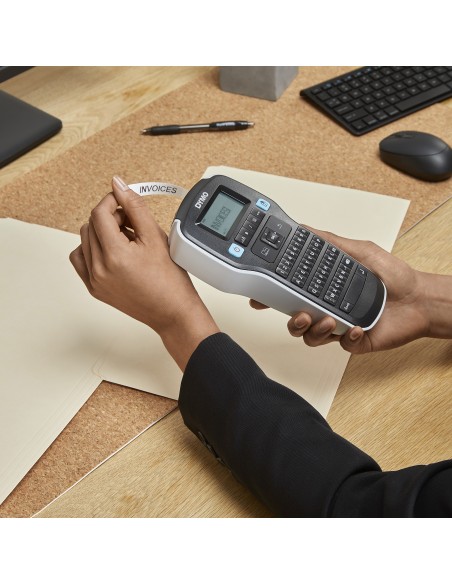 DYMO LabelManager 160 kit di etichettatrice portatile | Stampante per etichette palmare | con 3 bobine di nastro per etichette
