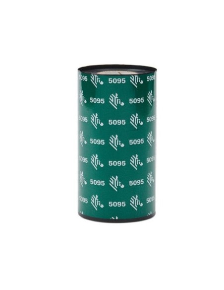 Zebra High Performance Resin, 110 x 50mm, 25mm core, black, 1 Roll nastro per stampante