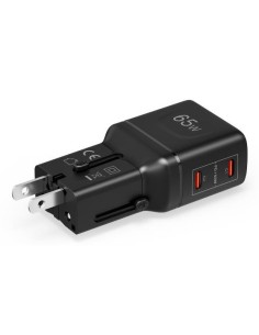 Celly MULTIPLUGSL65W Caricabatterie per dispositivi mobili Cuffie, Smartphone, Tablet Nero AC Ricarica rapida Interno