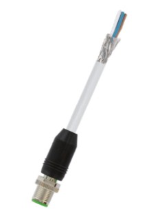Zebra CBL-ENT0300M-M1200 cavo di rete Nero, Bianco 3 m