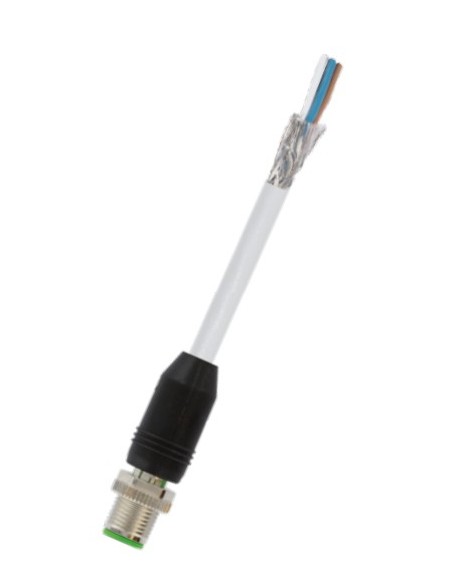 Zebra CBL-ENT0300M-M1200 cavo di rete Nero, Bianco 3 m