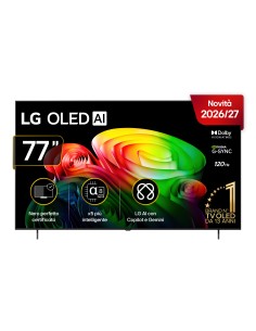LG OLED AI 77'' Serie B6 OLED77B65LA, 4K, Nero perfetto, Dolby Vision, Processore α8 Gen3, 120Hz, G-Sync, SMART TV 2026